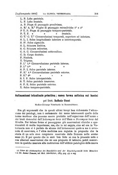 La clinica veterinaria rivista di medicina e chirurgia pratica degli animali domestici