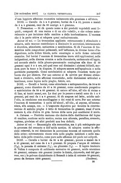 La clinica veterinaria rivista di medicina e chirurgia pratica degli animali domestici