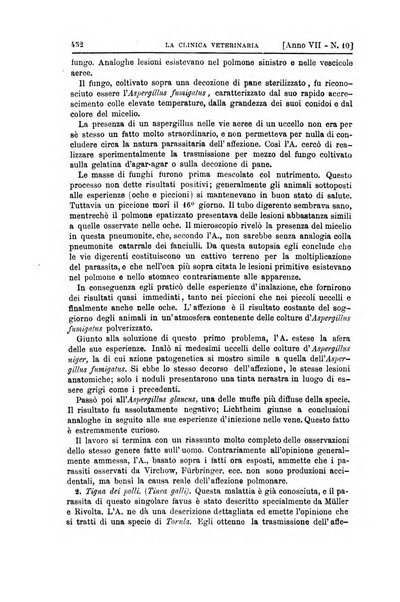 La clinica veterinaria rivista di medicina e chirurgia pratica degli animali domestici