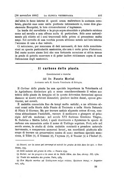 La clinica veterinaria rivista di medicina e chirurgia pratica degli animali domestici