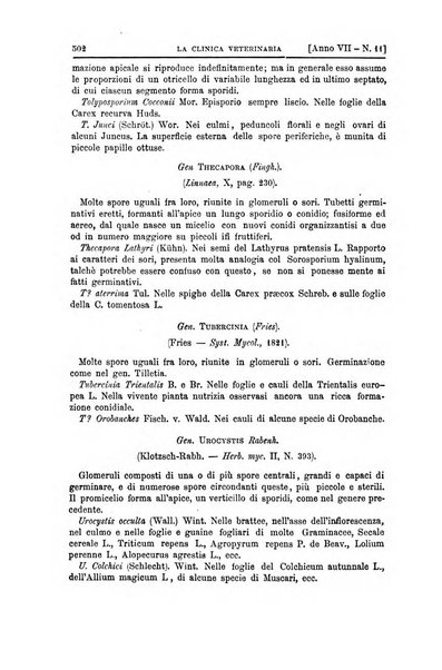 La clinica veterinaria rivista di medicina e chirurgia pratica degli animali domestici