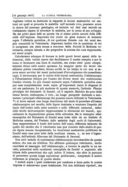 La clinica veterinaria rivista di medicina e chirurgia pratica degli animali domestici