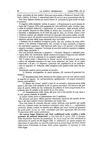 La clinica veterinaria rivista di medicina e chirurgia pratica degli animali domestici