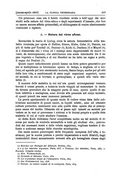 La clinica veterinaria rivista di medicina e chirurgia pratica degli animali domestici