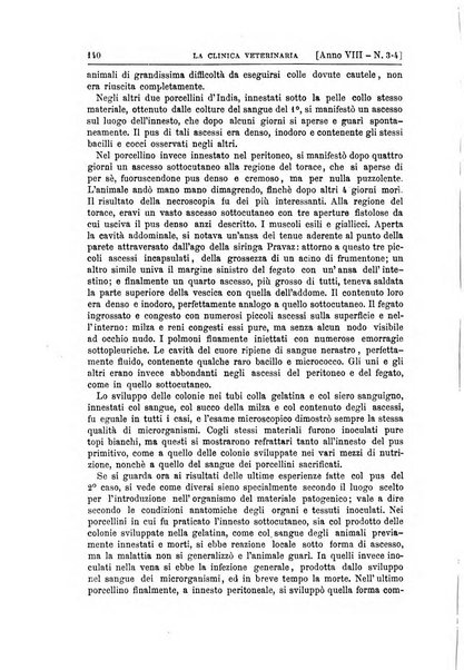 La clinica veterinaria rivista di medicina e chirurgia pratica degli animali domestici