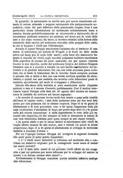 La clinica veterinaria rivista di medicina e chirurgia pratica degli animali domestici