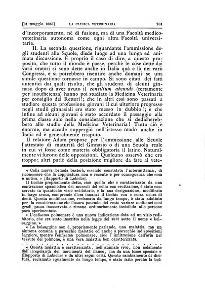 La clinica veterinaria rivista di medicina e chirurgia pratica degli animali domestici