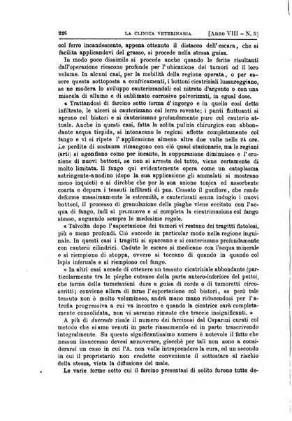 La clinica veterinaria rivista di medicina e chirurgia pratica degli animali domestici