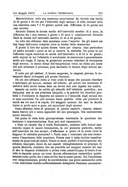 La clinica veterinaria rivista di medicina e chirurgia pratica degli animali domestici