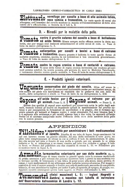 La clinica veterinaria rivista di medicina e chirurgia pratica degli animali domestici