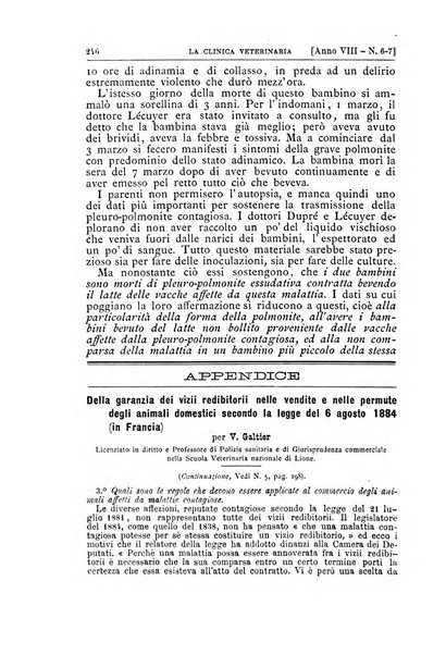 La clinica veterinaria rivista di medicina e chirurgia pratica degli animali domestici