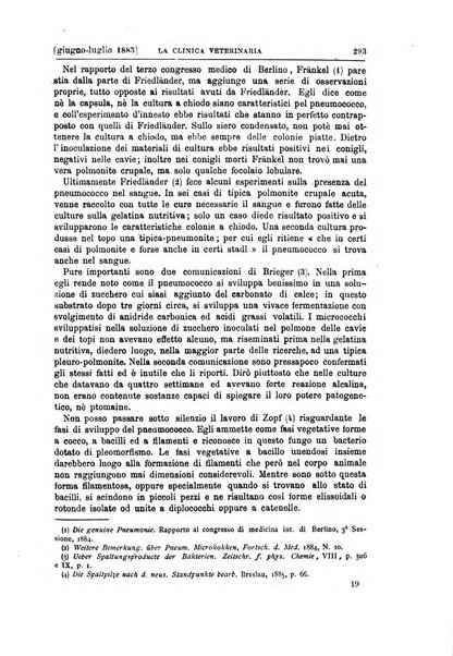 La clinica veterinaria rivista di medicina e chirurgia pratica degli animali domestici