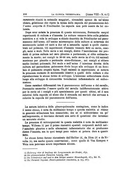 La clinica veterinaria rivista di medicina e chirurgia pratica degli animali domestici