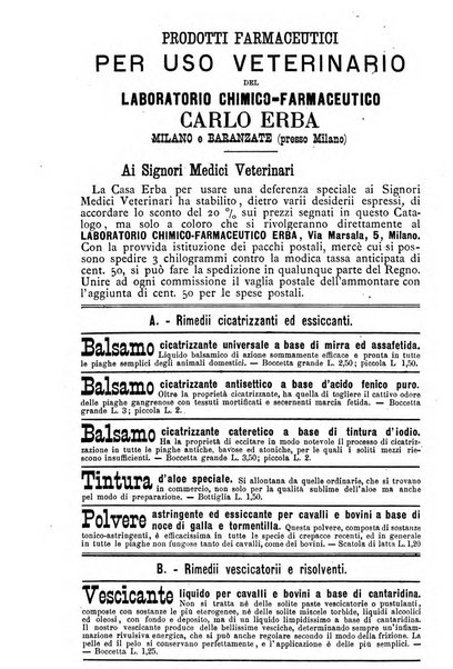 La clinica veterinaria rivista di medicina e chirurgia pratica degli animali domestici