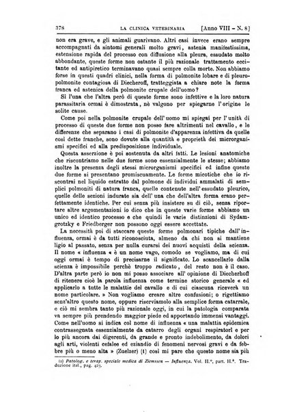 La clinica veterinaria rivista di medicina e chirurgia pratica degli animali domestici