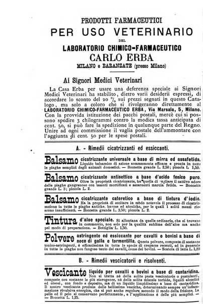 La clinica veterinaria rivista di medicina e chirurgia pratica degli animali domestici