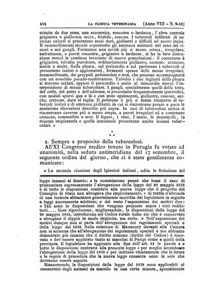 La clinica veterinaria rivista di medicina e chirurgia pratica degli animali domestici