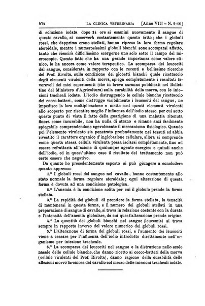 La clinica veterinaria rivista di medicina e chirurgia pratica degli animali domestici