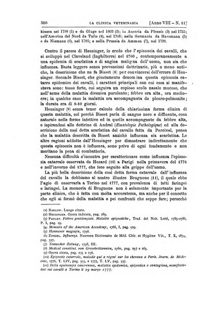 La clinica veterinaria rivista di medicina e chirurgia pratica degli animali domestici