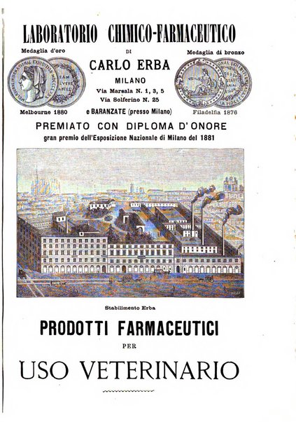 La clinica veterinaria rivista di medicina e chirurgia pratica degli animali domestici