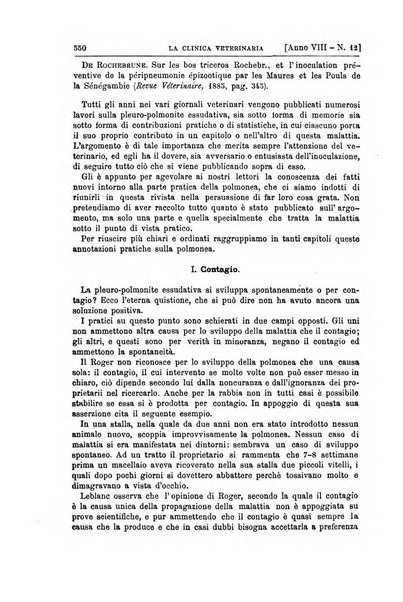 La clinica veterinaria rivista di medicina e chirurgia pratica degli animali domestici