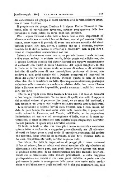 La clinica veterinaria rivista di medicina e chirurgia pratica degli animali domestici