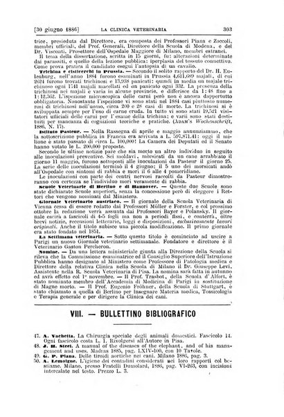 La clinica veterinaria rivista di medicina e chirurgia pratica degli animali domestici