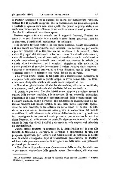 La clinica veterinaria rivista di medicina e chirurgia pratica degli animali domestici