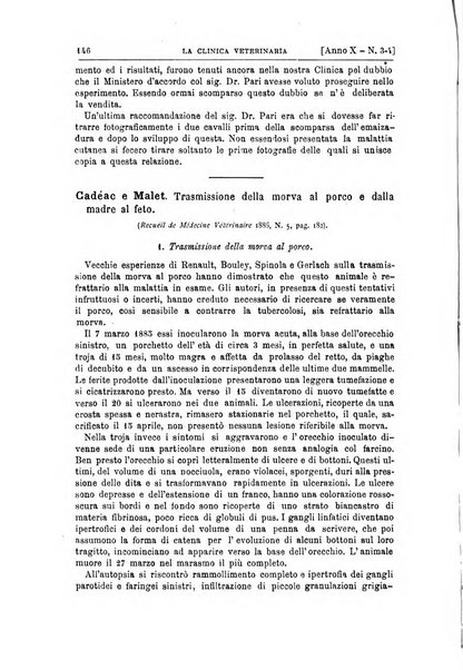 La clinica veterinaria rivista di medicina e chirurgia pratica degli animali domestici