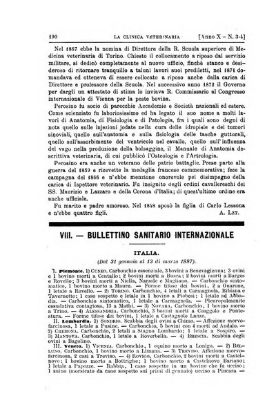 La clinica veterinaria rivista di medicina e chirurgia pratica degli animali domestici