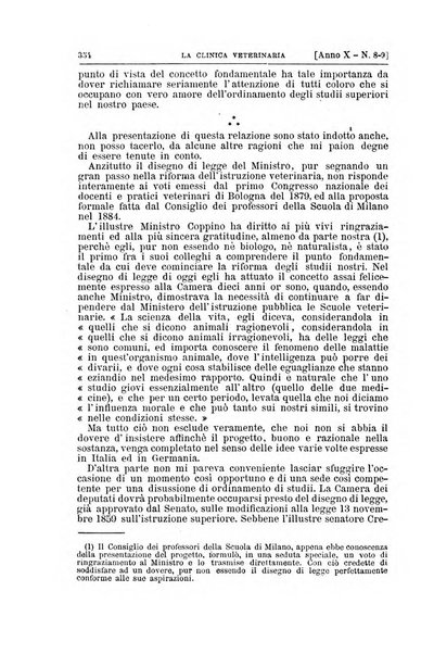 La clinica veterinaria rivista di medicina e chirurgia pratica degli animali domestici