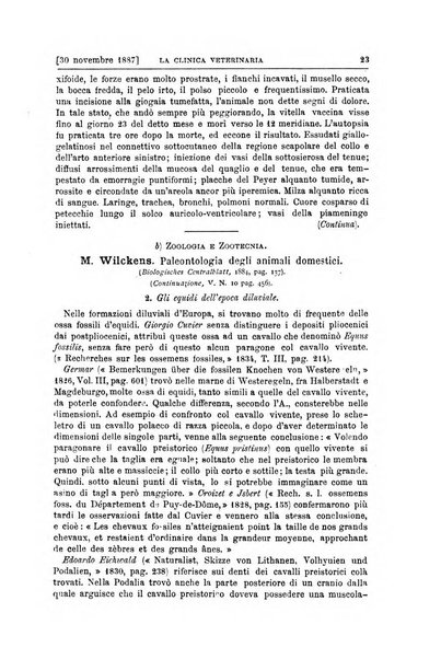 La clinica veterinaria rivista di medicina e chirurgia pratica degli animali domestici