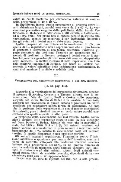 La clinica veterinaria rivista di medicina e chirurgia pratica degli animali domestici