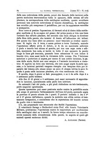 La clinica veterinaria rivista di medicina e chirurgia pratica degli animali domestici