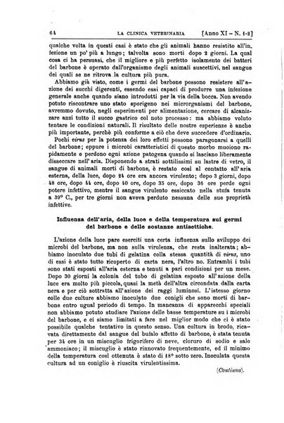 La clinica veterinaria rivista di medicina e chirurgia pratica degli animali domestici