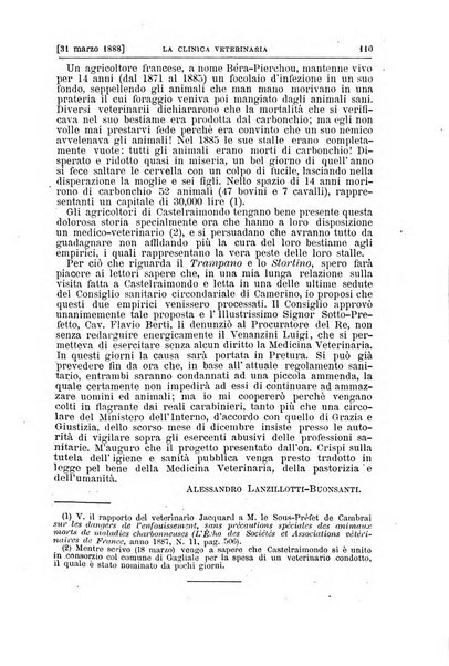 La clinica veterinaria rivista di medicina e chirurgia pratica degli animali domestici