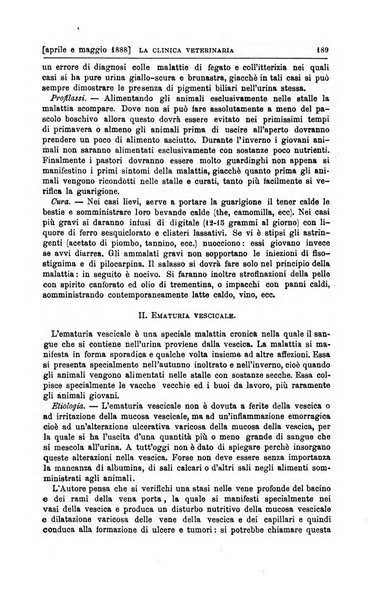 La clinica veterinaria rivista di medicina e chirurgia pratica degli animali domestici