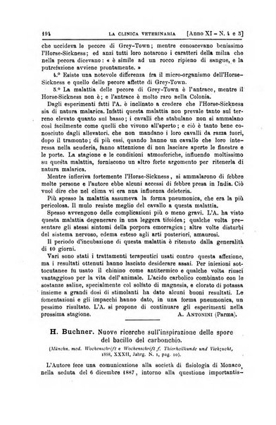 La clinica veterinaria rivista di medicina e chirurgia pratica degli animali domestici