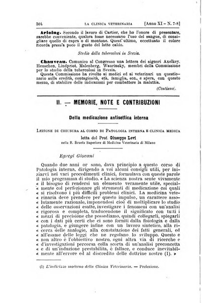 La clinica veterinaria rivista di medicina e chirurgia pratica degli animali domestici