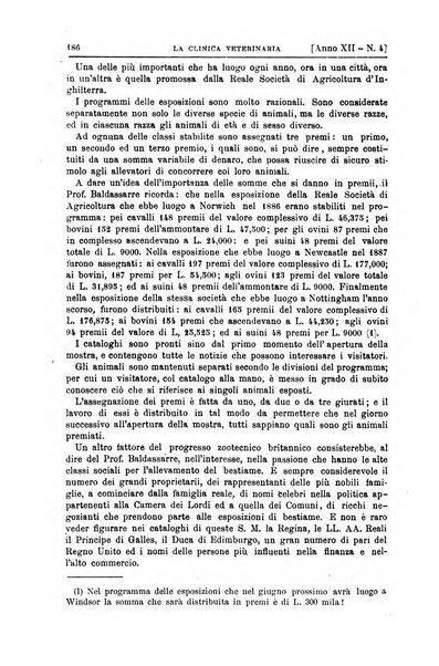 La clinica veterinaria rivista di medicina e chirurgia pratica degli animali domestici