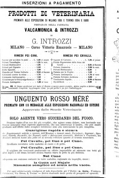 La clinica veterinaria rivista di medicina e chirurgia pratica degli animali domestici