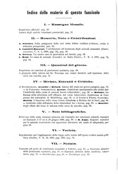 La clinica veterinaria rivista di medicina e chirurgia pratica degli animali domestici