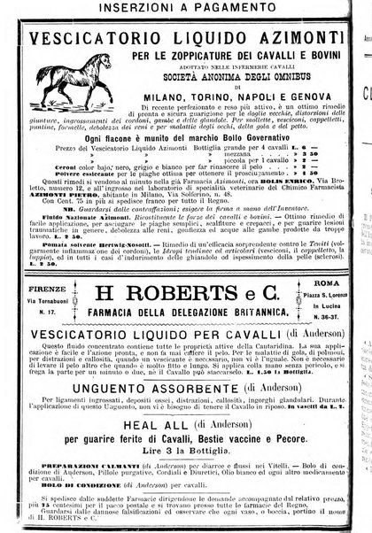 La clinica veterinaria rivista di medicina e chirurgia pratica degli animali domestici