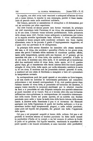 La clinica veterinaria rivista di medicina e chirurgia pratica degli animali domestici