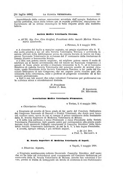 La clinica veterinaria rivista di medicina e chirurgia pratica degli animali domestici