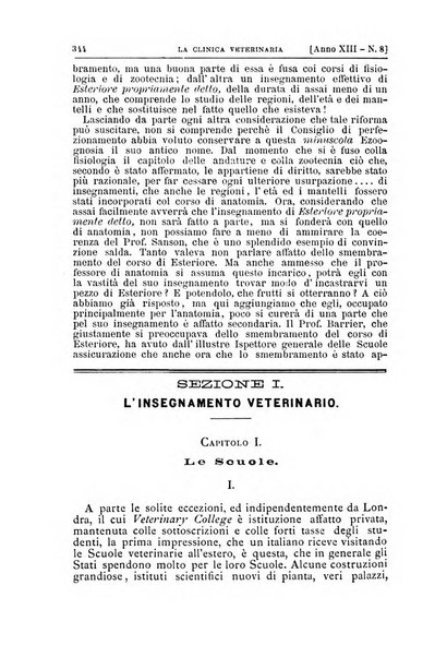 La clinica veterinaria rivista di medicina e chirurgia pratica degli animali domestici