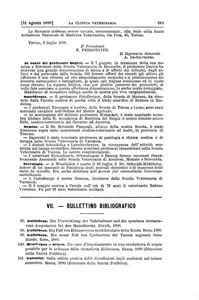 La clinica veterinaria rivista di medicina e chirurgia pratica degli animali domestici