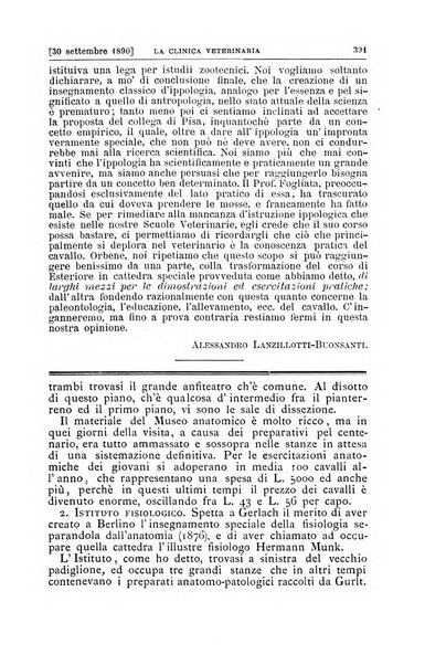 La clinica veterinaria rivista di medicina e chirurgia pratica degli animali domestici