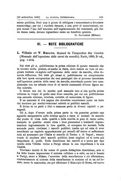 La clinica veterinaria rivista di medicina e chirurgia pratica degli animali domestici