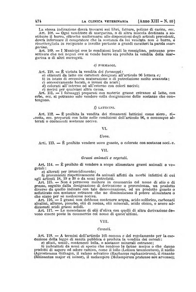 La clinica veterinaria rivista di medicina e chirurgia pratica degli animali domestici